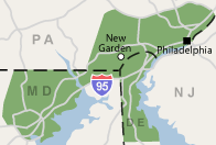 Our Pennsylvania and Maryland Service Area